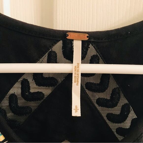 Free People Out Of Africa Black Bodycon Dress Size Small - Picture 5 of 13